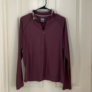 Columbia Women's Long Sleeve Quarter-Zip Pullover in Plum